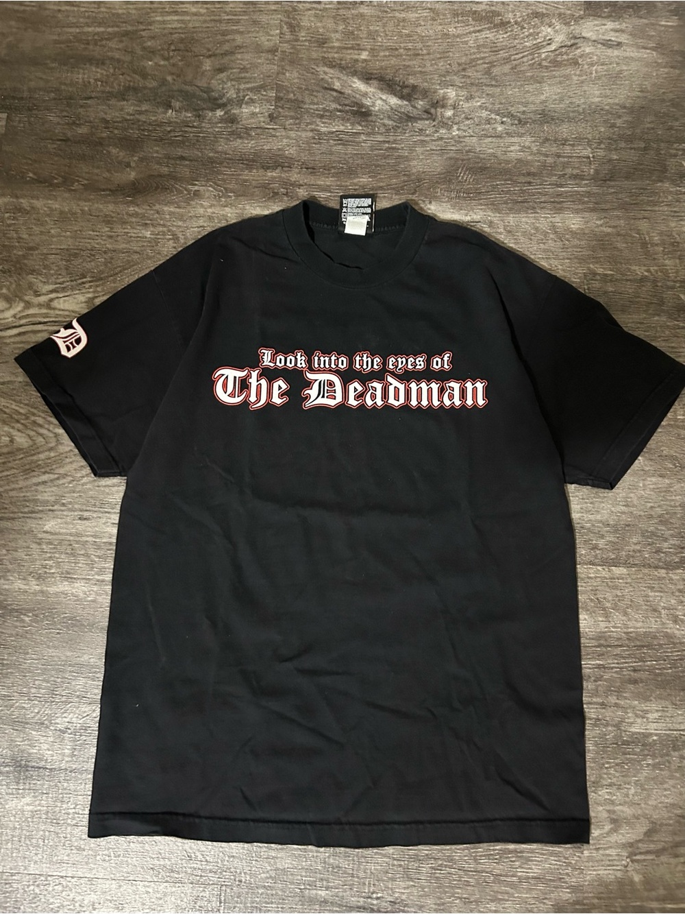 WWE The Deadman Graphic Tee - Black with Red Accent